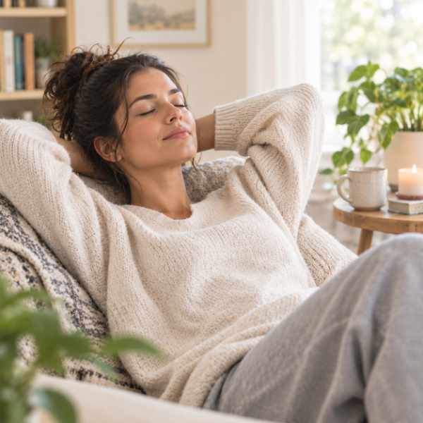 woman relaxing